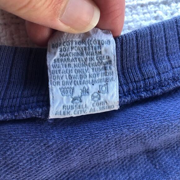 VTG Russel Athletics Sweater Women’s Large Made in USA Blue Basics Made in USA - Picture 5 of 9